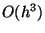 $O(h^{3})$