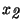 $x\raisebox{-.6ex} {\em 2}$