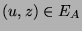 $(u, z) \in E_{A}$