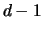 $d -1$