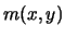 $m(x,y)$
