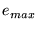 $ e_{max}$