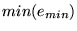 $ min(e_{min})$