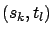 $(s_k, t_l)$