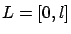 $L = [0,l]$