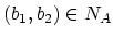 $(b_1, b_2) \in N_A$