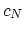 $c_N$