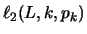 $\ell _2(L,k,p_k)$