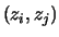 $(z_i,z_j)$