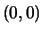 $(0,0)$