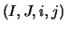 $(I,J,i,j)$