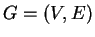 $G = (V, E)$