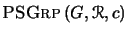 $\textsc{PSGrp}\,(G, \Rcal,
c)$