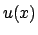 $ u(x)$