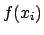 $ f(x_i)$