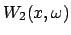 $ W_2(x, \omega)$