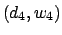 $ (d_4,w_4)$