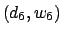 $ (d_6, w_6)$