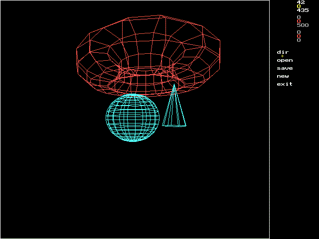 screenshot of file->open result