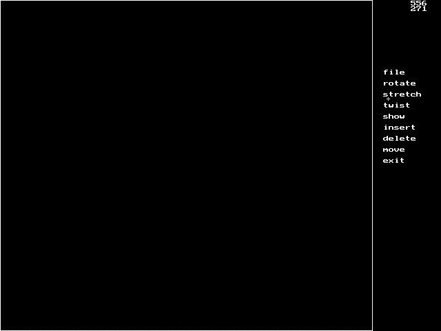 screenshot of edit lib main menu