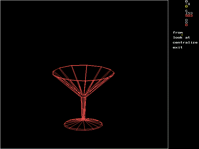 screenshot of martini glass scene