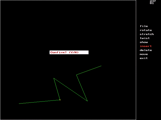 screenshot of insert vertex 1